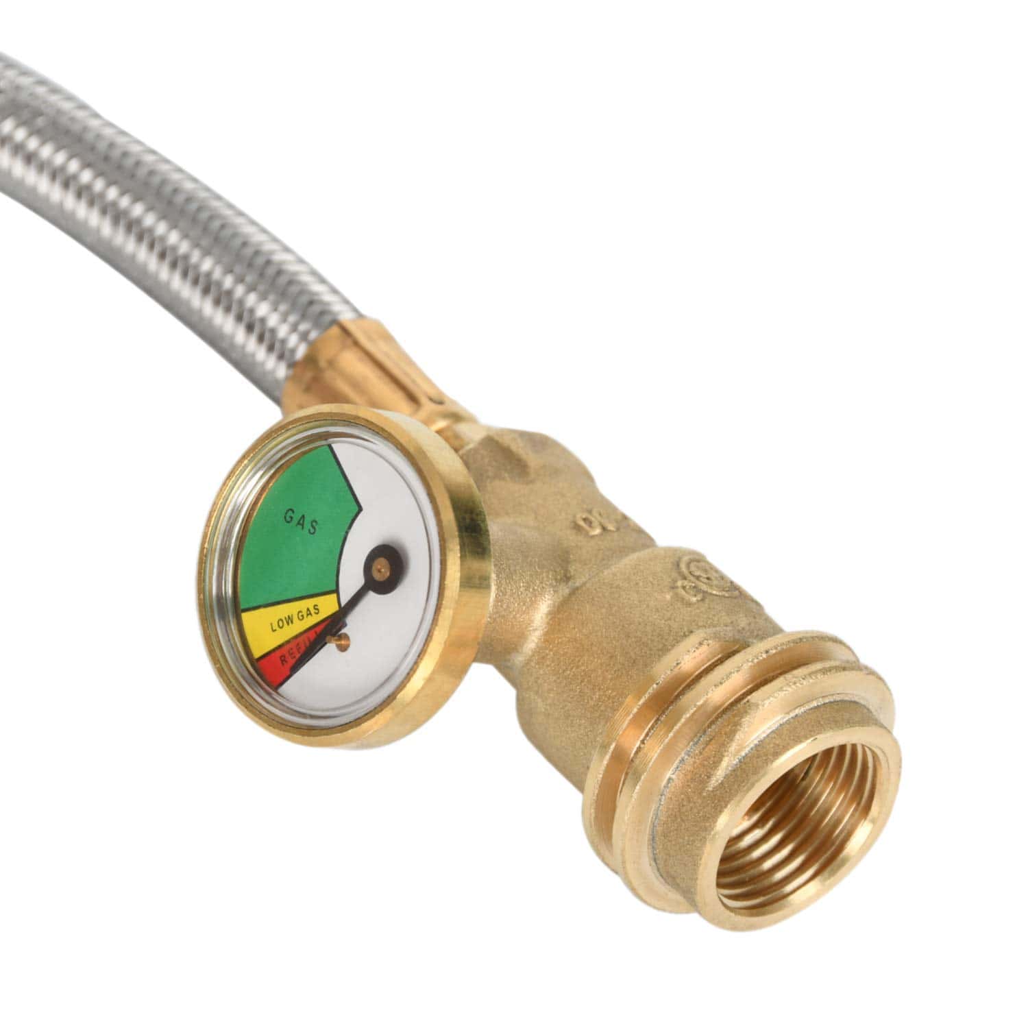 Manguera de extensión de tanque de propano -5 FT / SS - Imagen 4