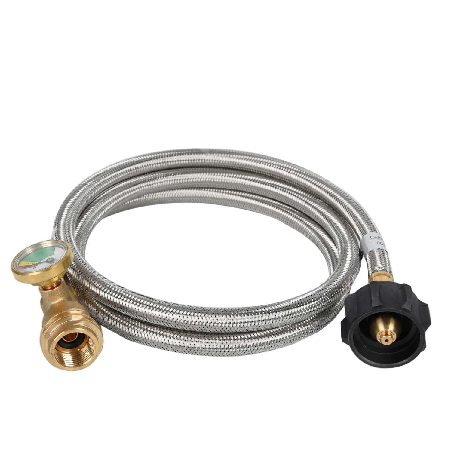 Manguera de extensión de tanque de propano -5 FT / SS - Imagen 3