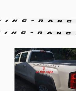 2 Pack de Emblemas Originales King Ranch con Letras