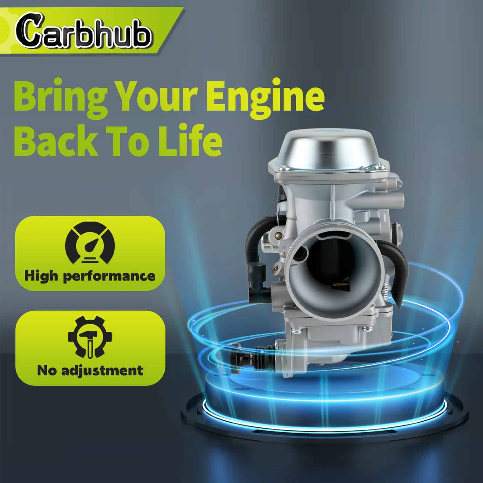 Carburador Carbhub para Honda Fourtrax 300 350 Foreman 400 - Imagen 8