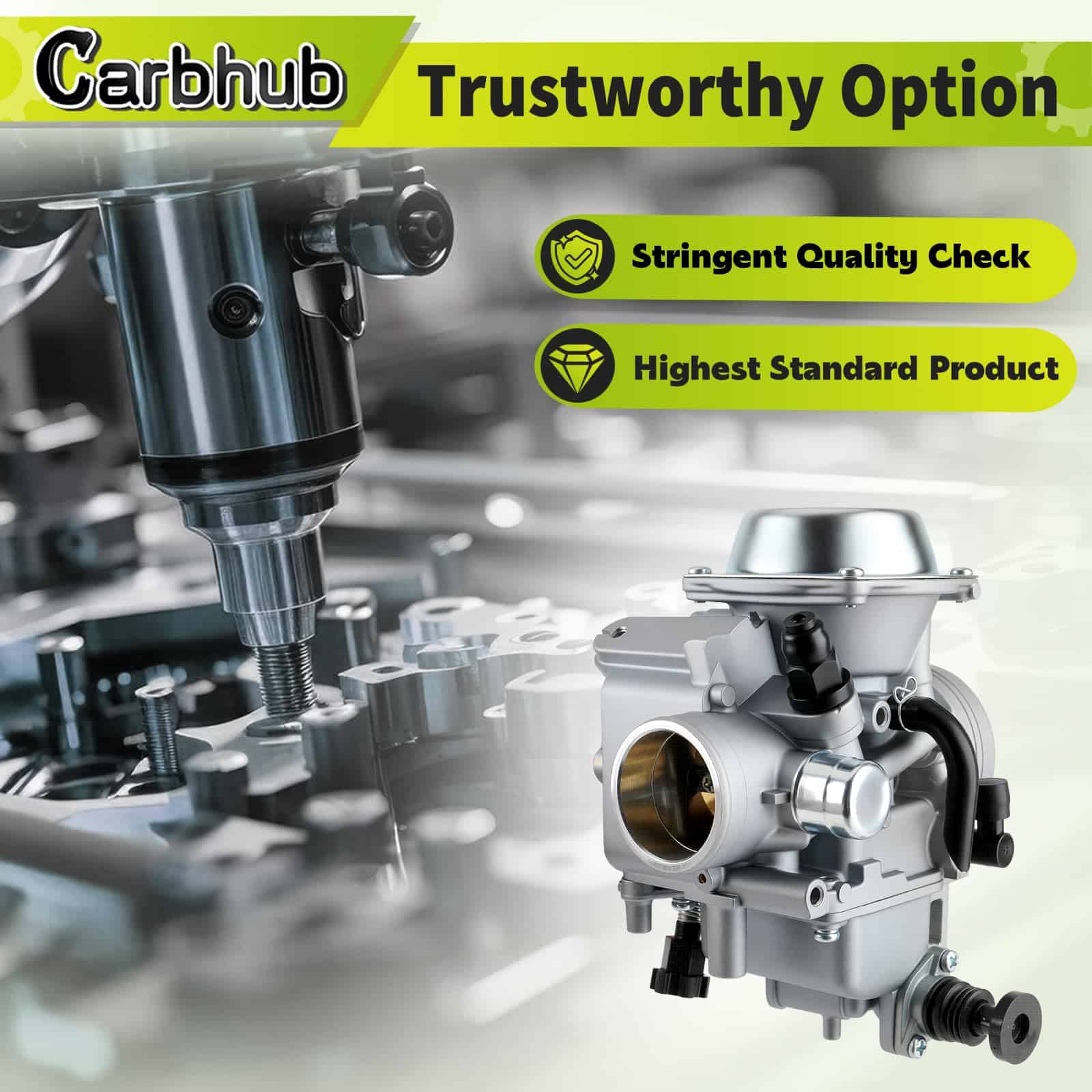 Carburador Carbhub para Honda Fourtrax 300 350 Foreman 400 - Imagen 4