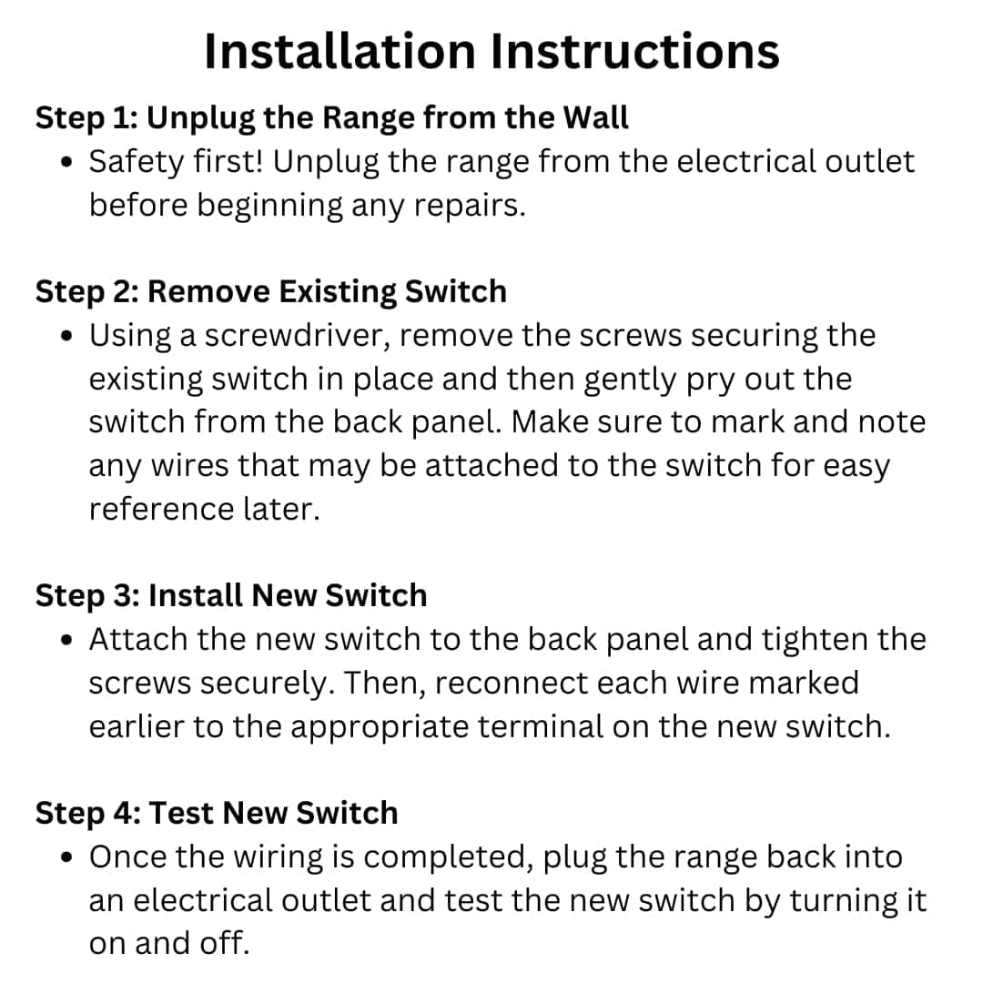 Interruptor Infinito Edgewater Parts DG44-01002A Compatible - Imagen 8