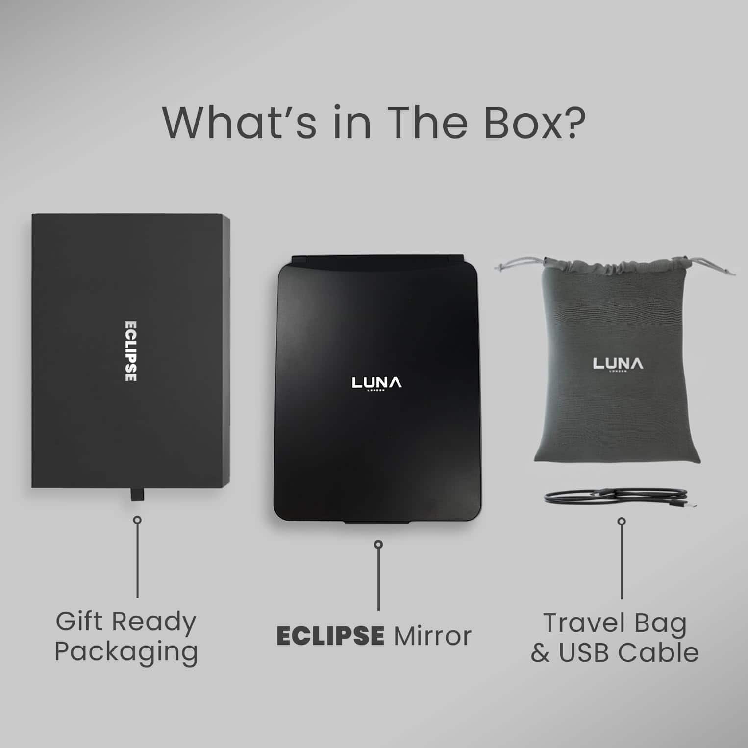 Espejo de Maquillaje Vanity LED Lighted Eclipse de LUNA - Imagen 6