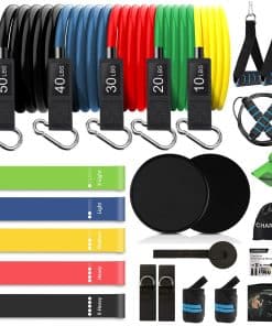 Set de 23 Bandas de Resistencia para Ejercicio, 5 Bandas de
