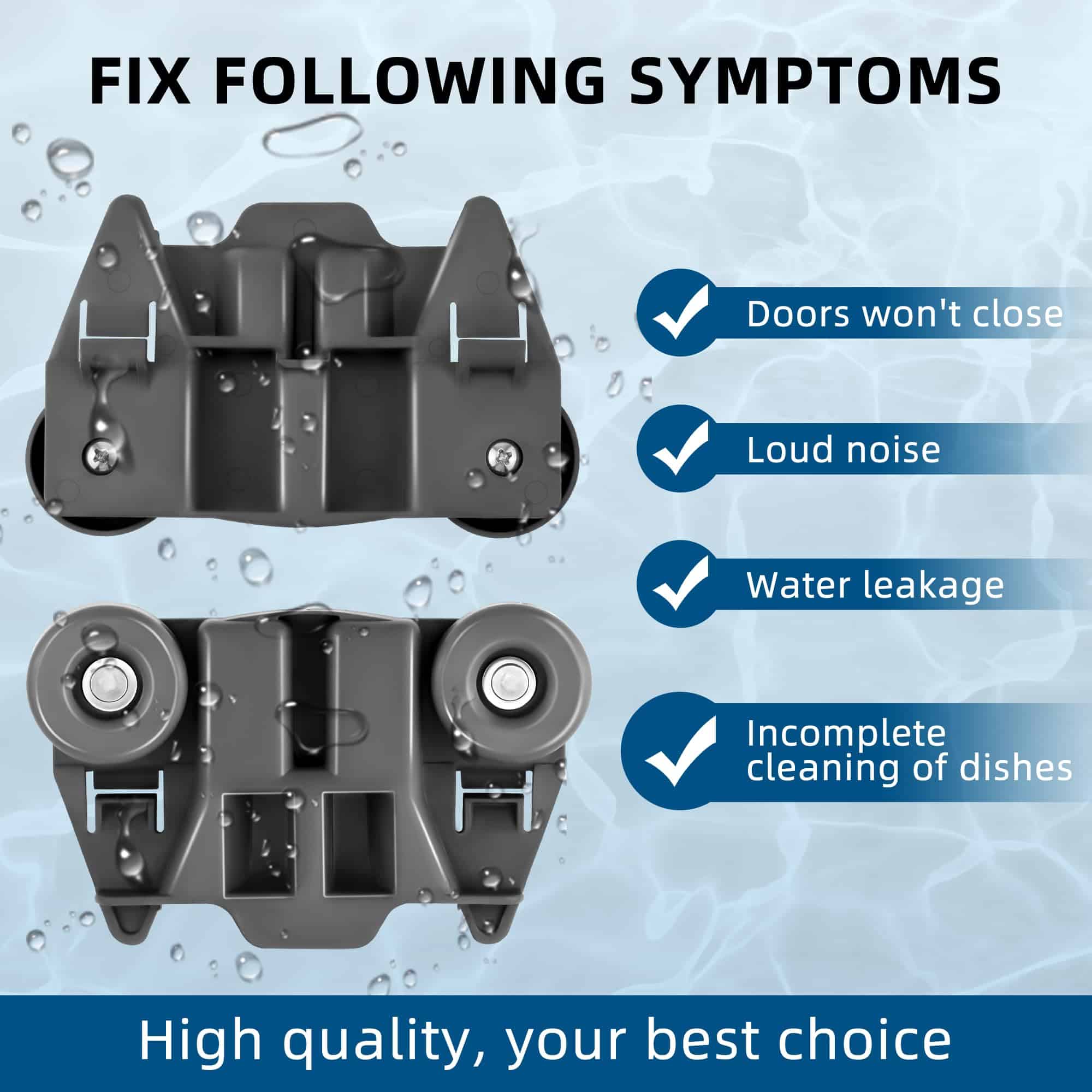 AMI PARTS W10195417V WPW10195417V 4 Packs Ruedas - Imagen 5