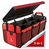 Organizador de maletero SUV grande de 3 compartimentos Tuff
