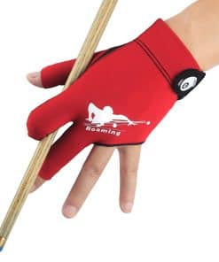 Guante Deportivo para Billar de secado rápido y -Rojo