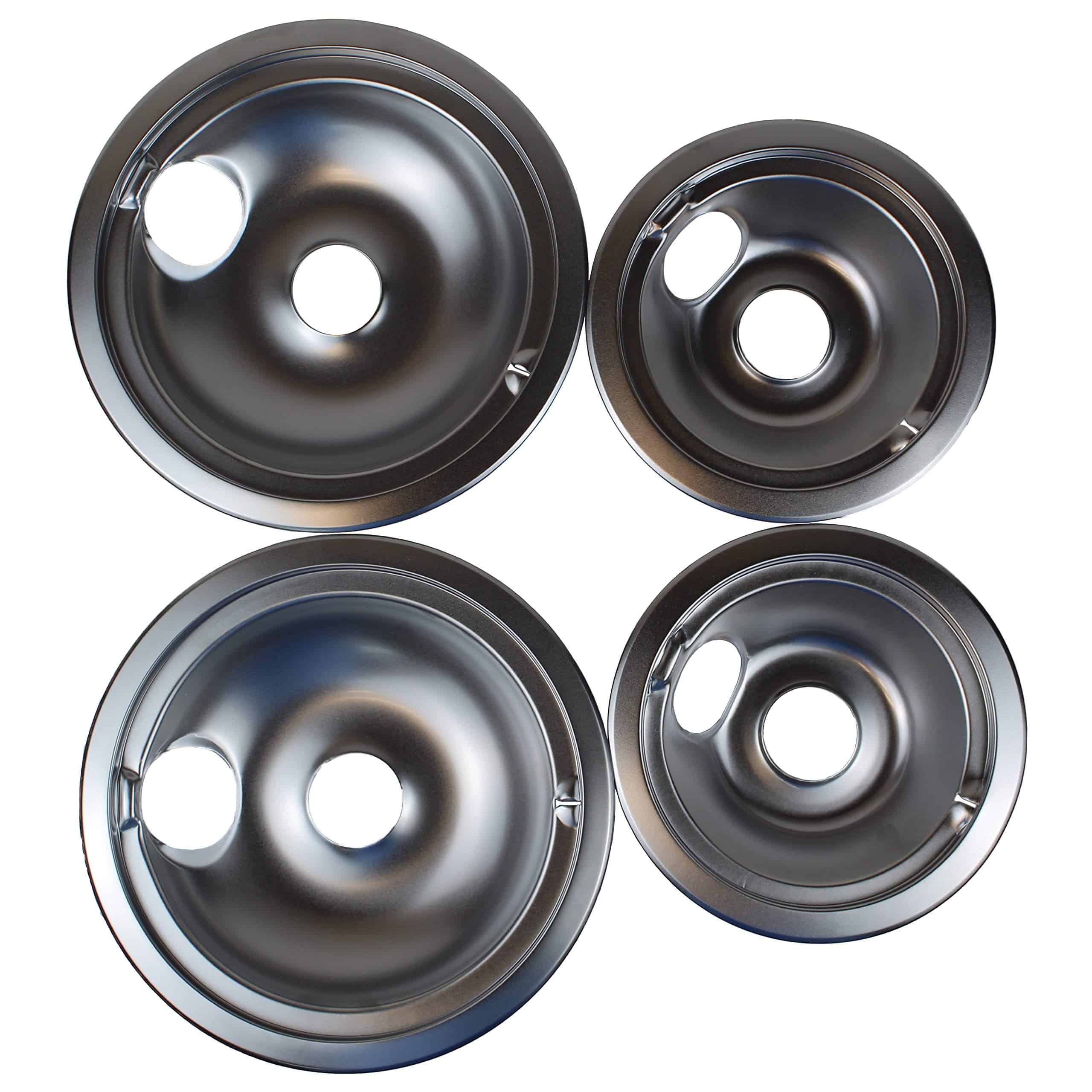 Conjunto de reemplazo de sartén cromada para estufa