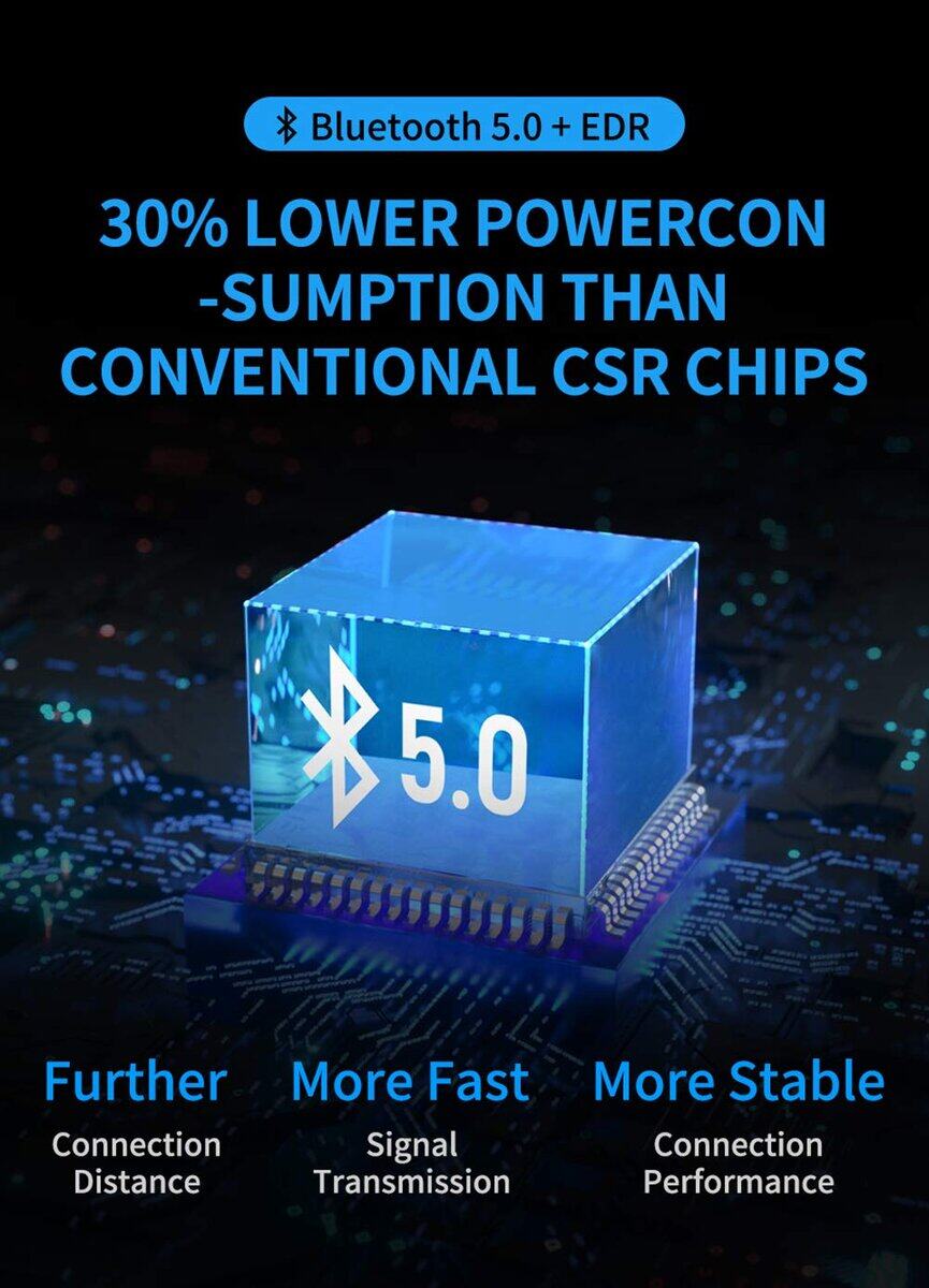 Audífonos/auriculares inalámbricos Bluetooth HD erjigo KZ - Imagen 6