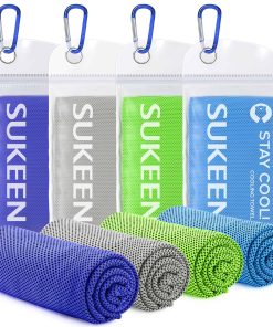 Toalla de enfriamiento Sukeen [Paquete de -Azul Oscuro/Gris/