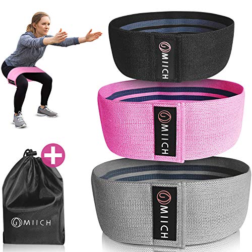 Bandas de Resistencia MIICH para Glúteos, Muslos, Piernas,