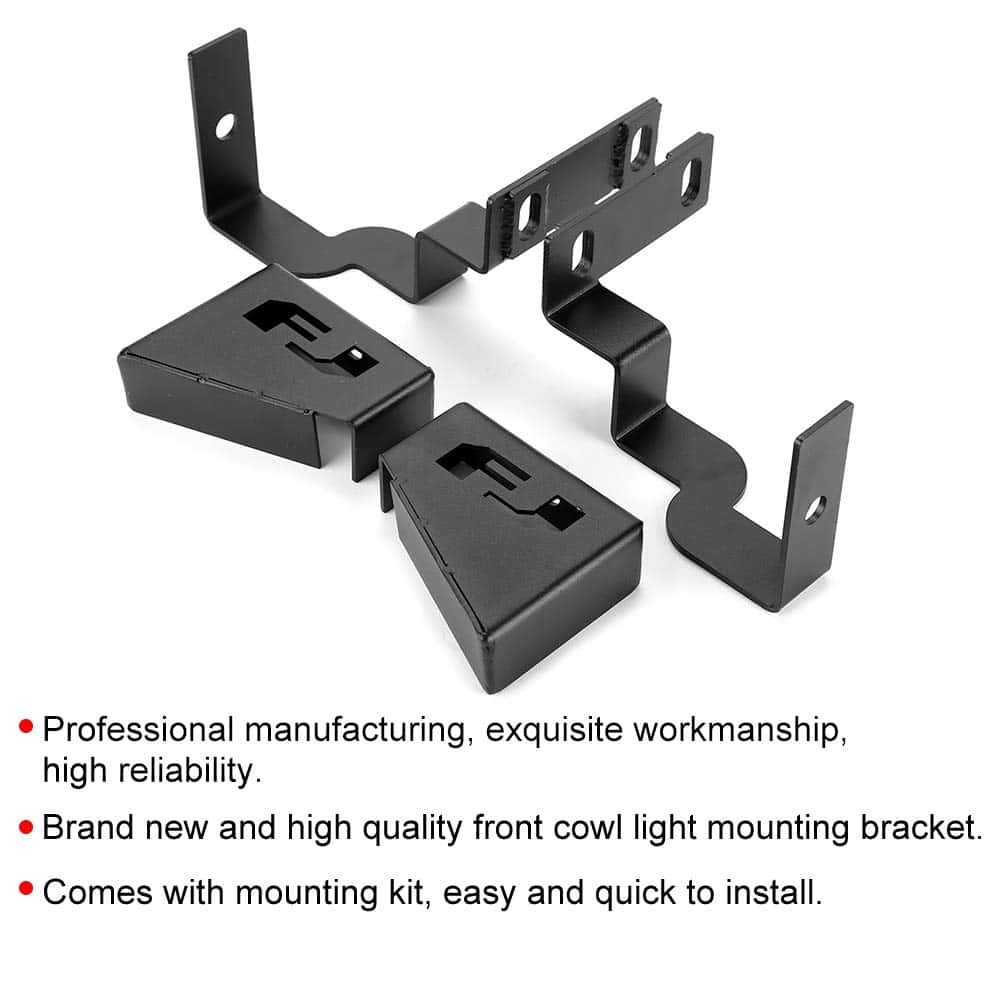 1 Par de Soportes de Montaje de Luz Frontal para Faros Kit - Imagen 4