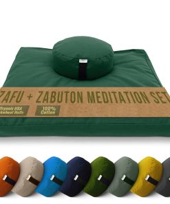Set de Cojín de Meditación - Cojín Redondo Zafu Relleno de