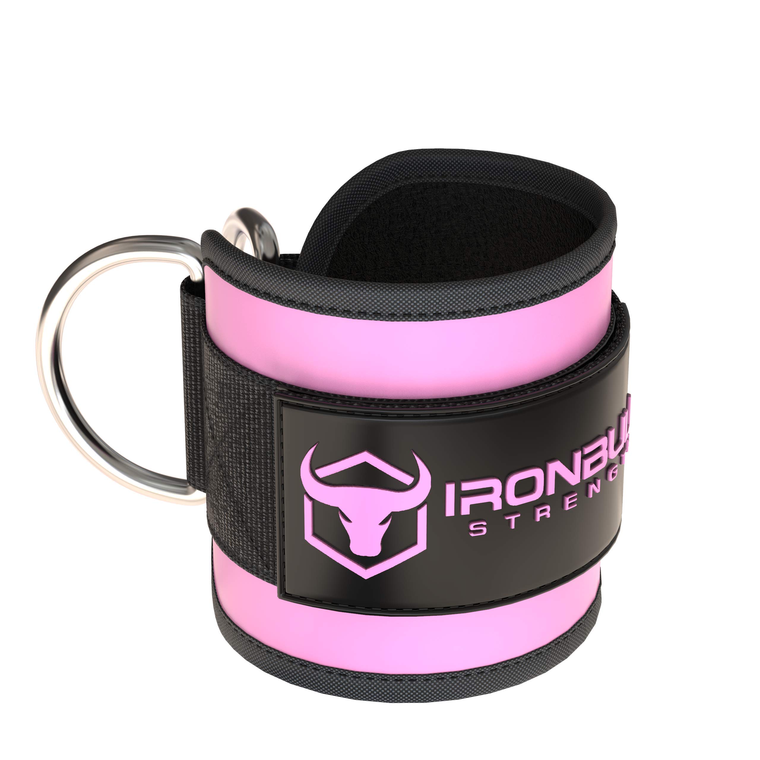 Iron Bull Strength Tobilleras para Máquinas de -Rosado - Imagen 4