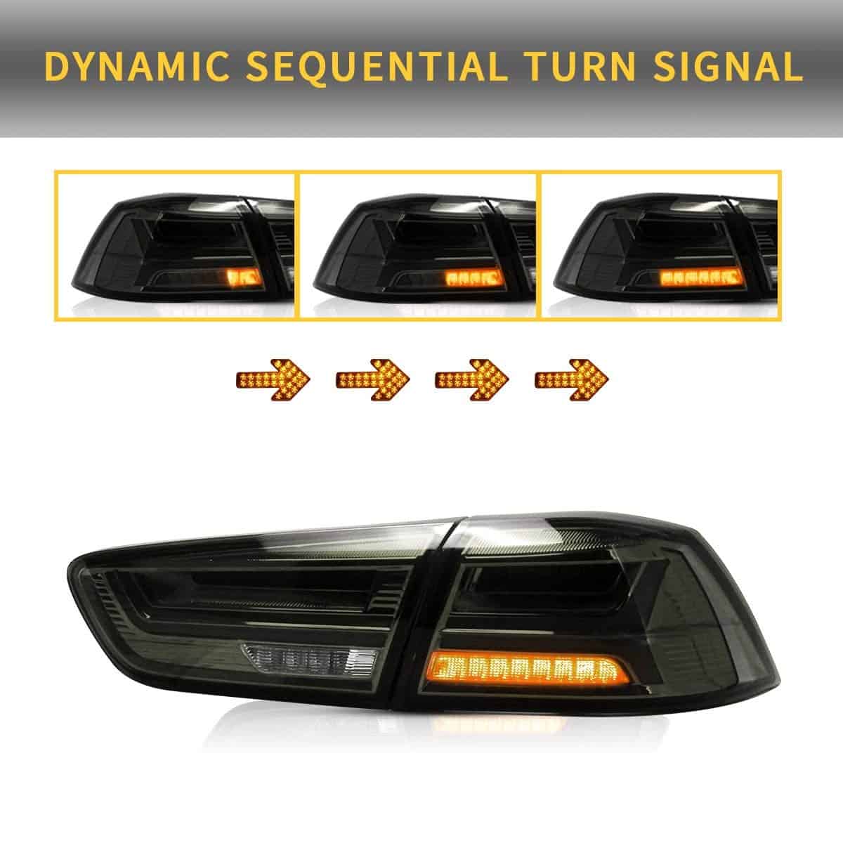 YUANZHENG Juego de Luces Traseras LED Completas para [ - Imagen 5