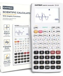 Calculadora Científica con Funciones Gráficas -Blanco
