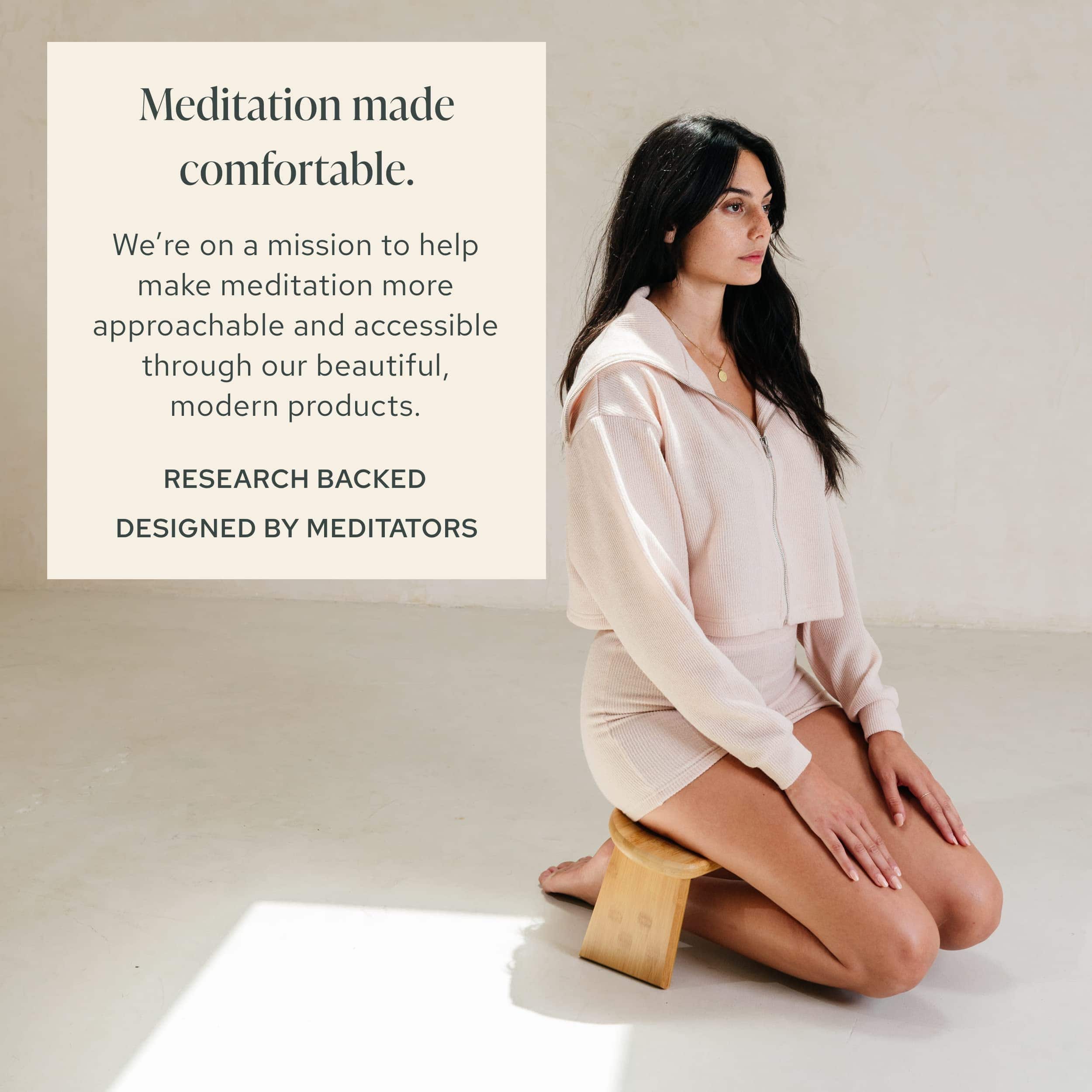 Banco de Meditación Plegable Bamboo - Taburete de Rodillas - Imagen 9