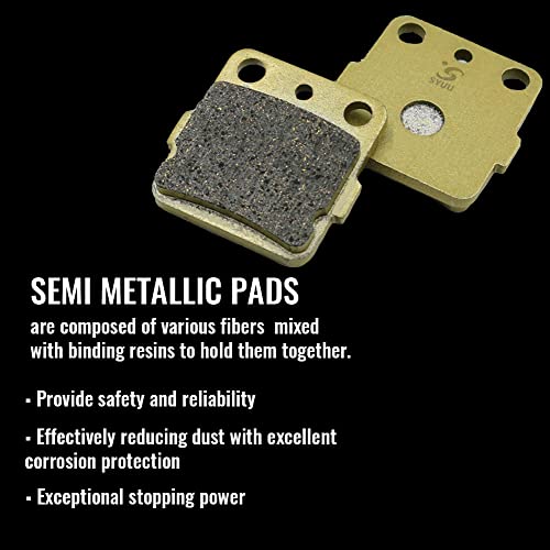 S SYUU Juego de Pastillas de Freno Delantero -4F FA137R - Imagen 5
