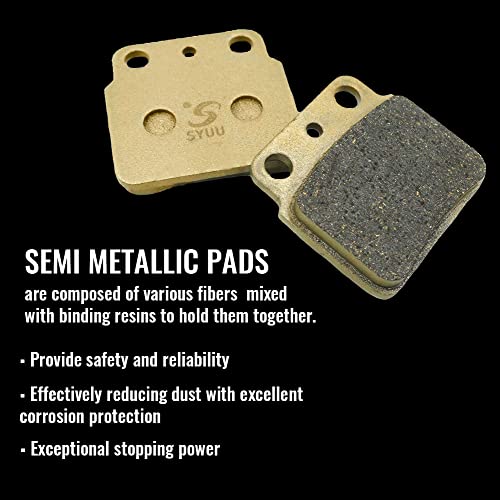 S SYUU Juego de Pastillas de Freno Delantero -4F FA137R - Imagen 6