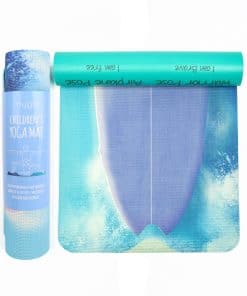 Tapete de Yoga para Niños Myga, Estampado Ecológico para