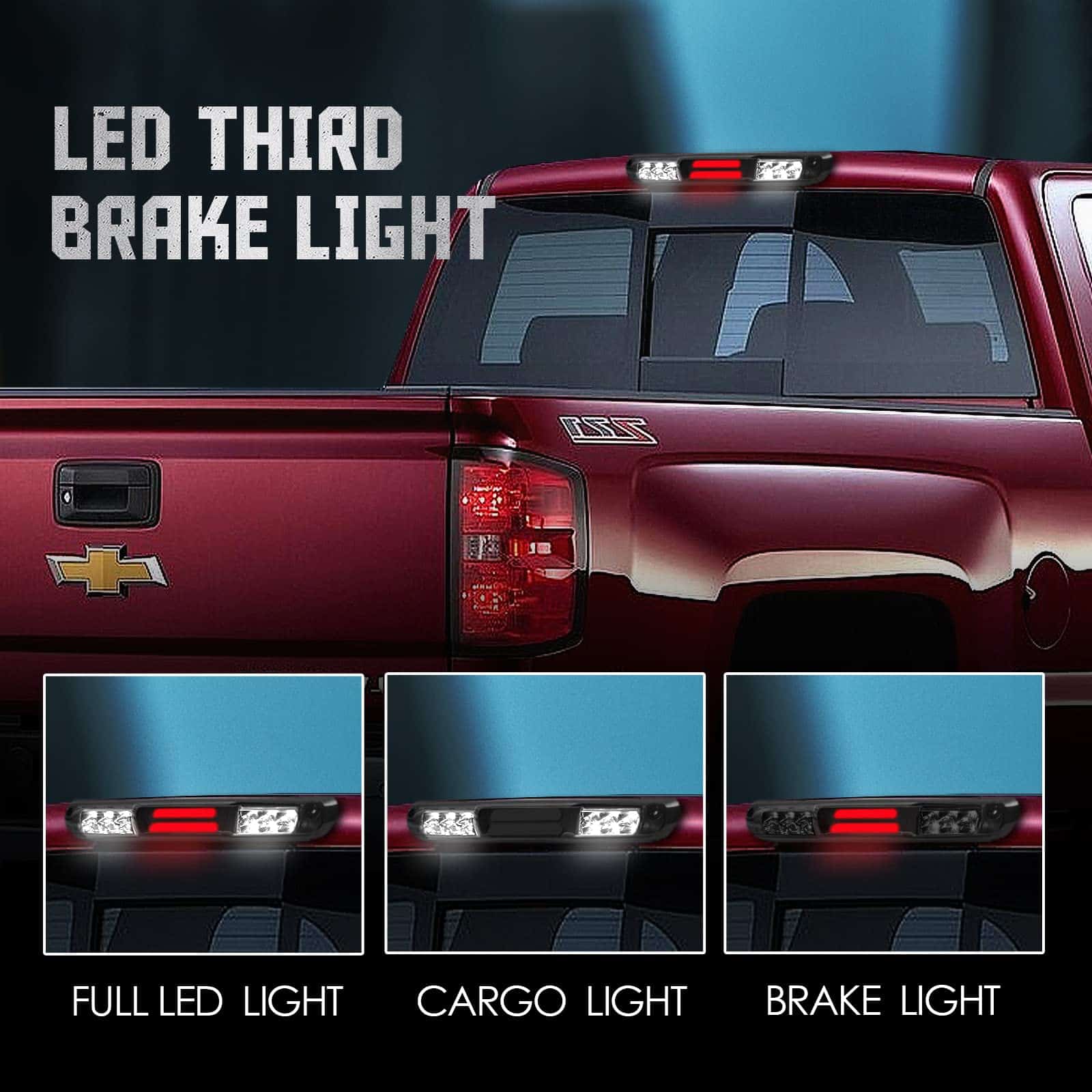 KOMAS 3rd Third Tail Rear Brake Light Replacement For 2007 - Imagen 7