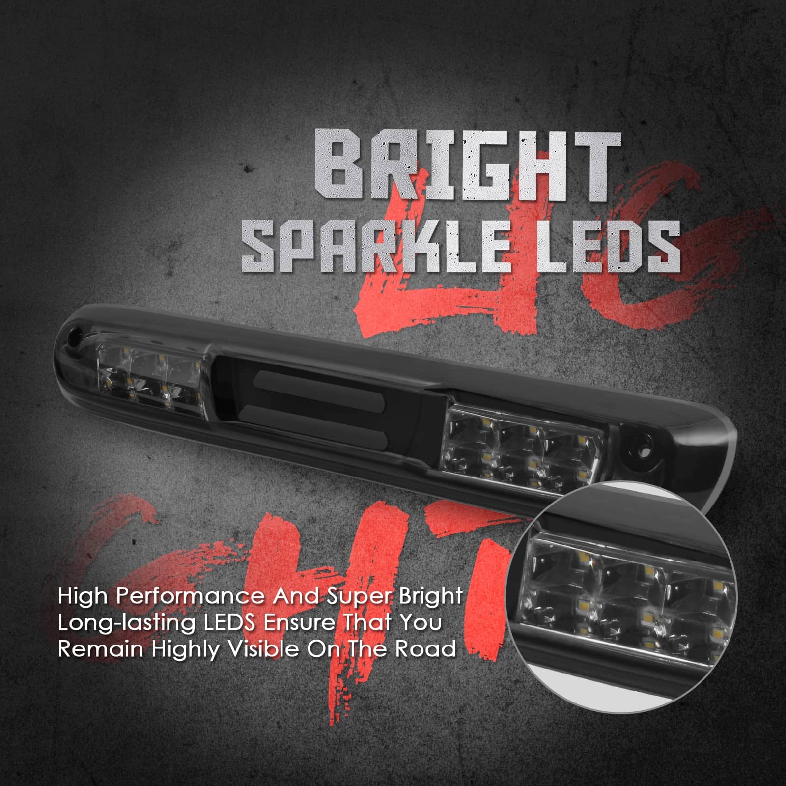 KOMAS 3rd Third Tail Rear Brake Light Replacement For 2007 - Imagen 3