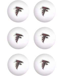WinCraft Atlanta Falcons 6-Pack Pelotas de Tenis de Mesa