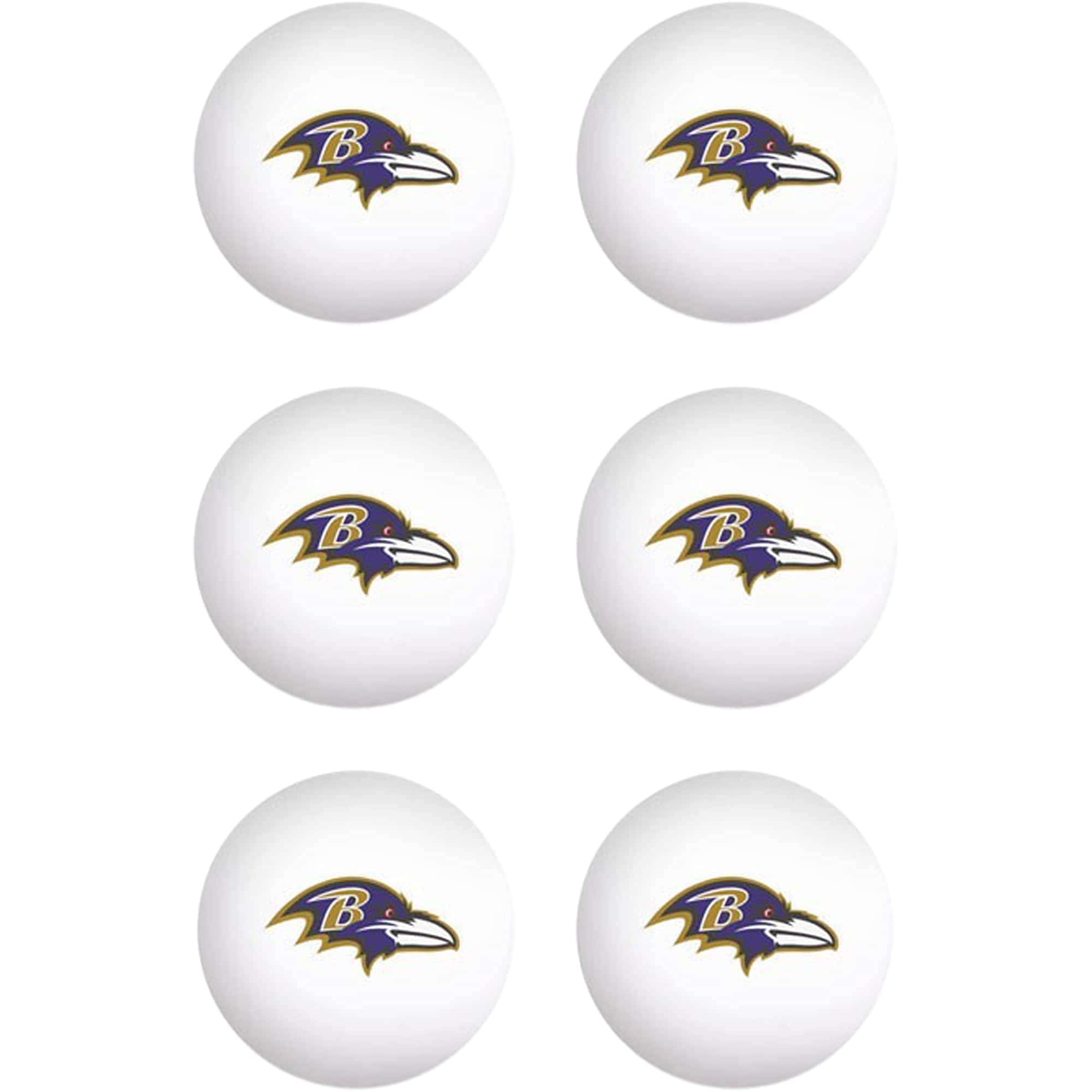 Pelotas de Tenis de Mesa de Baltimore Ravens de WinCraft