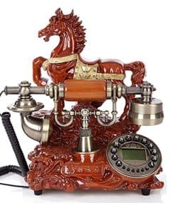 Teléfono de escritorio con cable de una línea amplificado