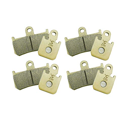 S SYUU Juego de Pastillas de Freno Delanteras de Alto