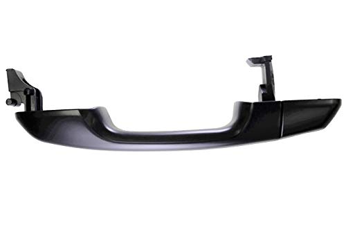 Manija de puerta exterior negra sin pintar - - Imagen 3