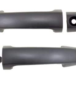 Manija de puerta exterior negra texturizada - Delantera