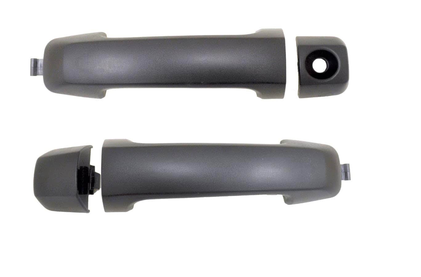 Manija de puerta exterior negra texturizada - Delantera