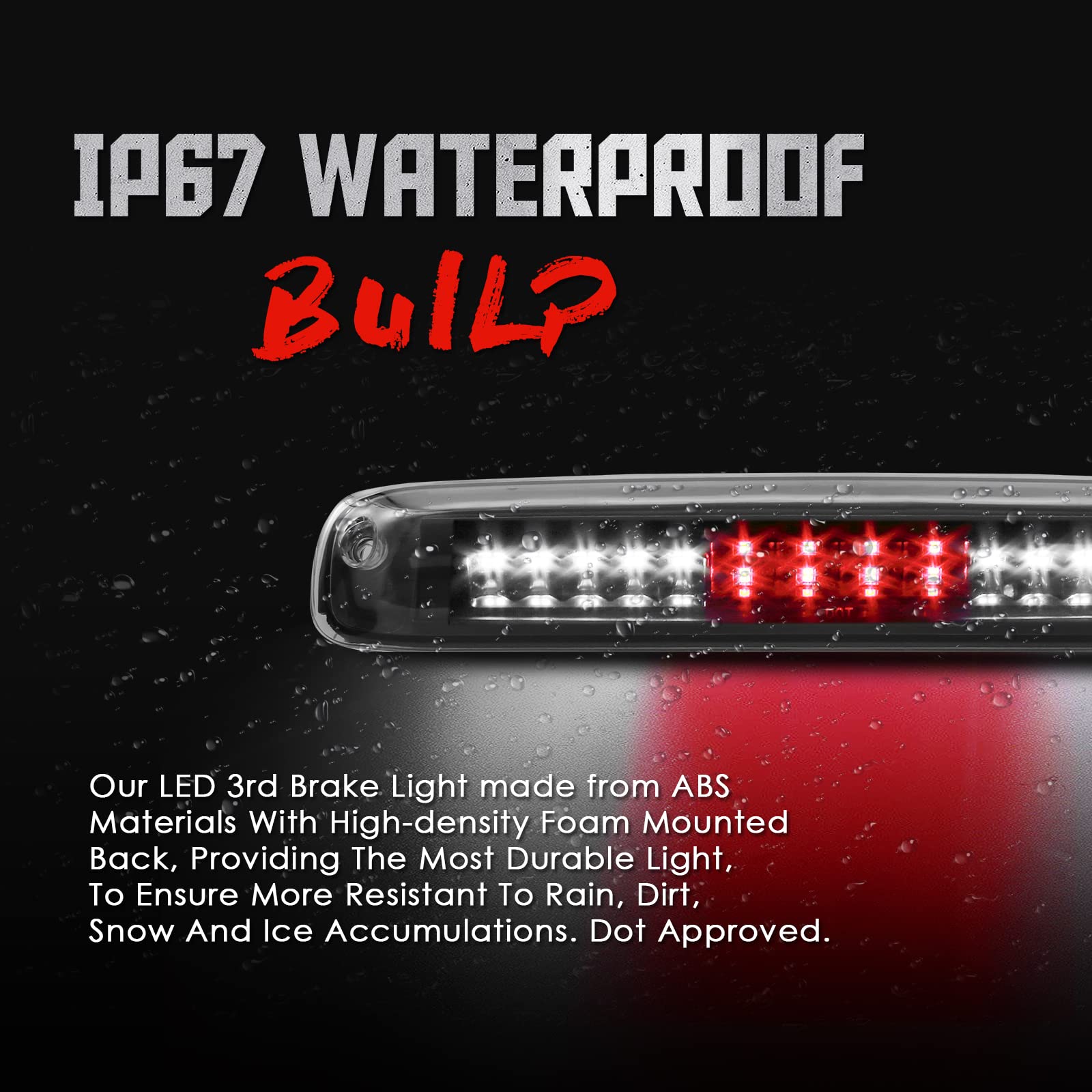 3ra Tercera Luz de Freno Trasera de Repuesto para Chevrolet - Imagen 4