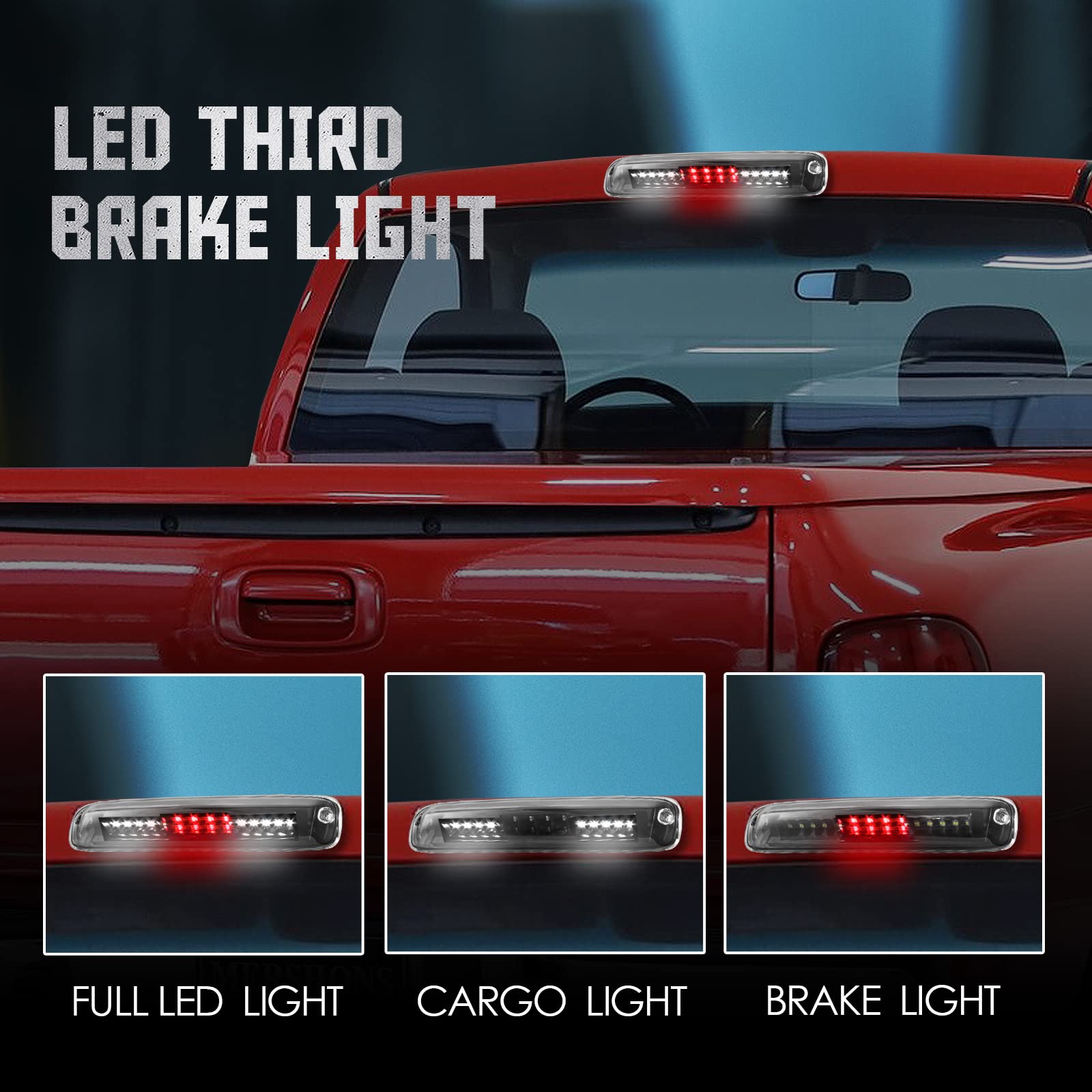 3ra Tercera Luz de Freno Trasera de Repuesto para Chevrolet - Imagen 9