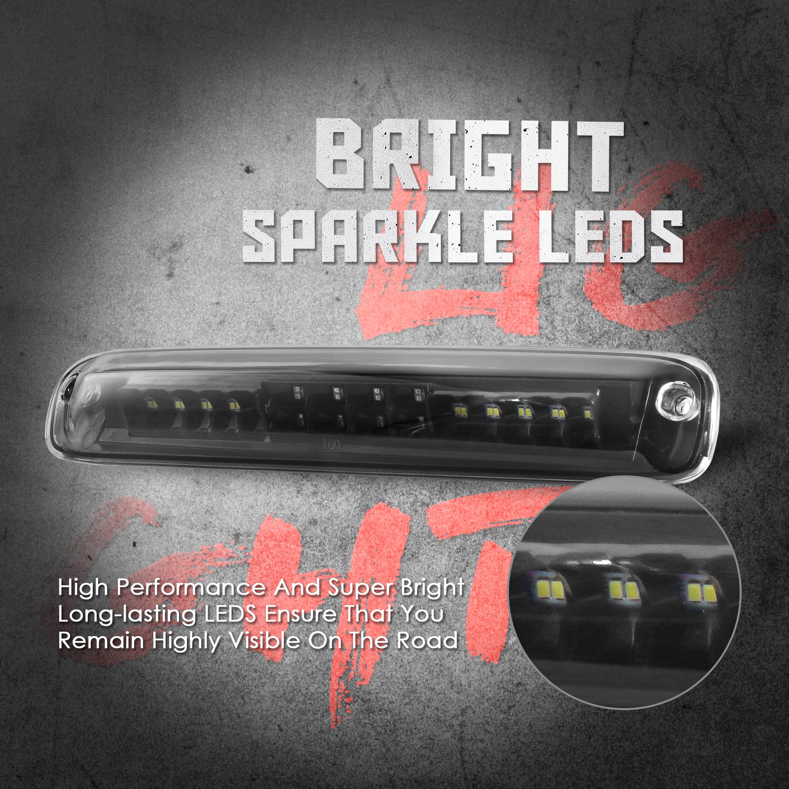 3ra Tercera Luz de Freno Trasera de Repuesto para Chevrolet - Imagen 3