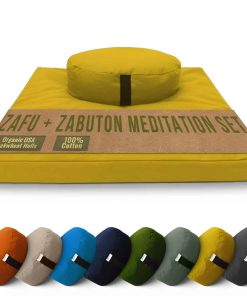 Set de Cojín y Tapete de Meditación - Cojín Oval Grande