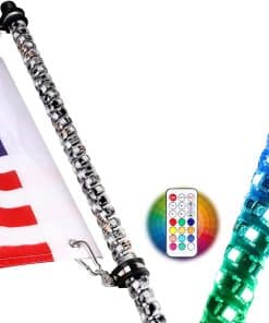 Nirider 5ft LED Whip Light con Bandera Control Remoto
