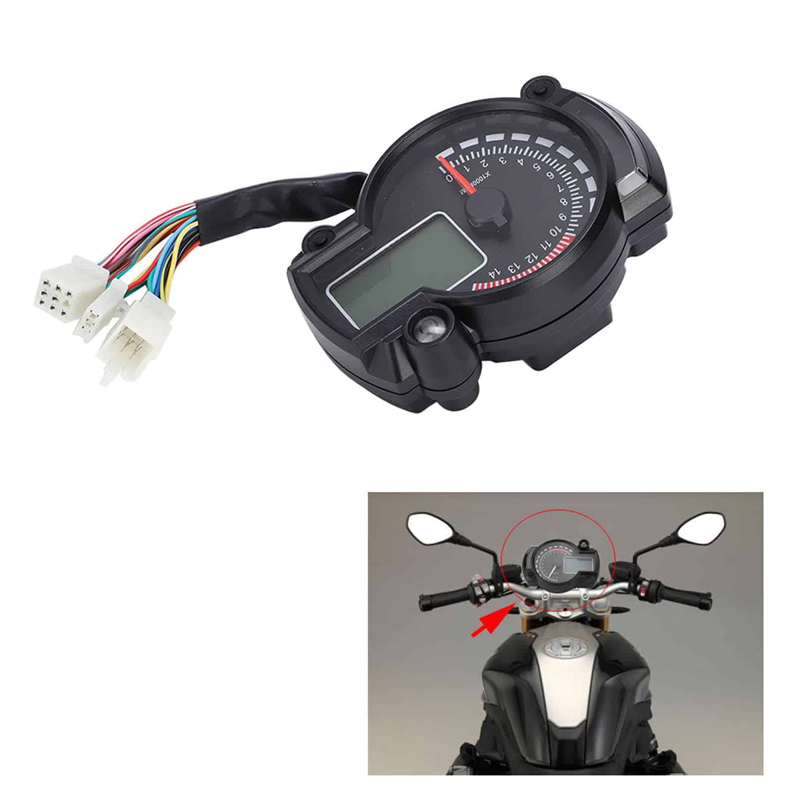 Kit de velocímetro para motocicleta, Medidor de Velocidad - Imagen 5