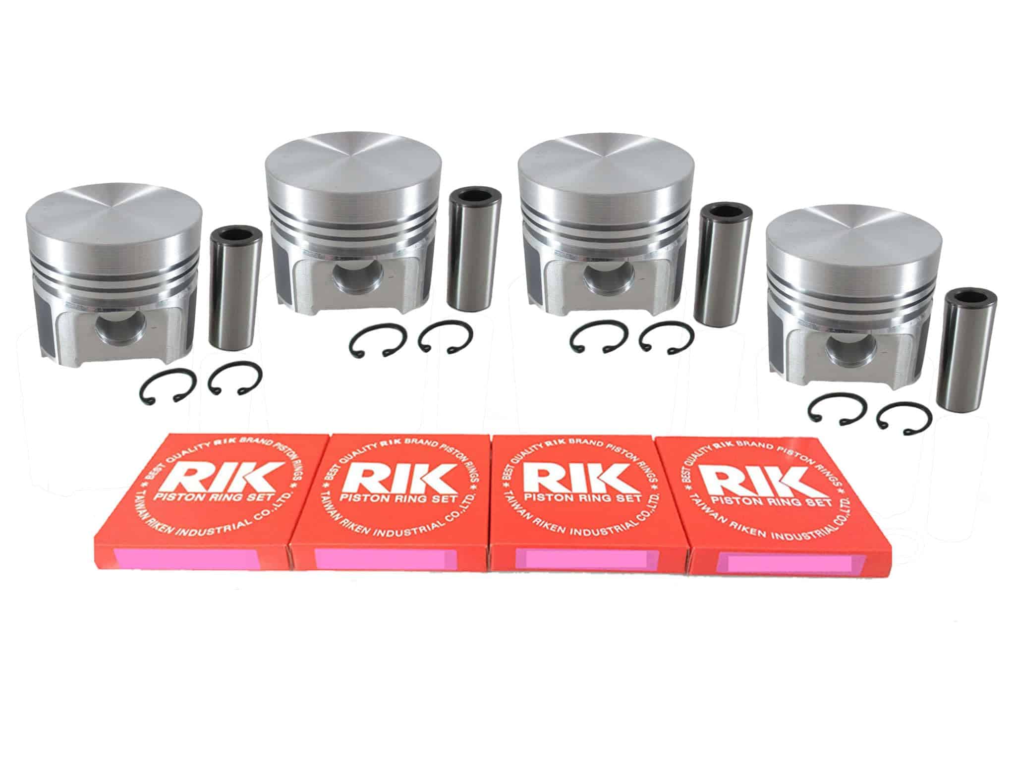 Juego de Pistones + Anillos para Kubota V1902 Tamaño