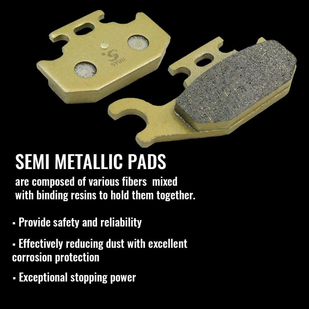 Conjunto de Pastillas de Freno Delantero y Trasero S SYUU - Imagen 7