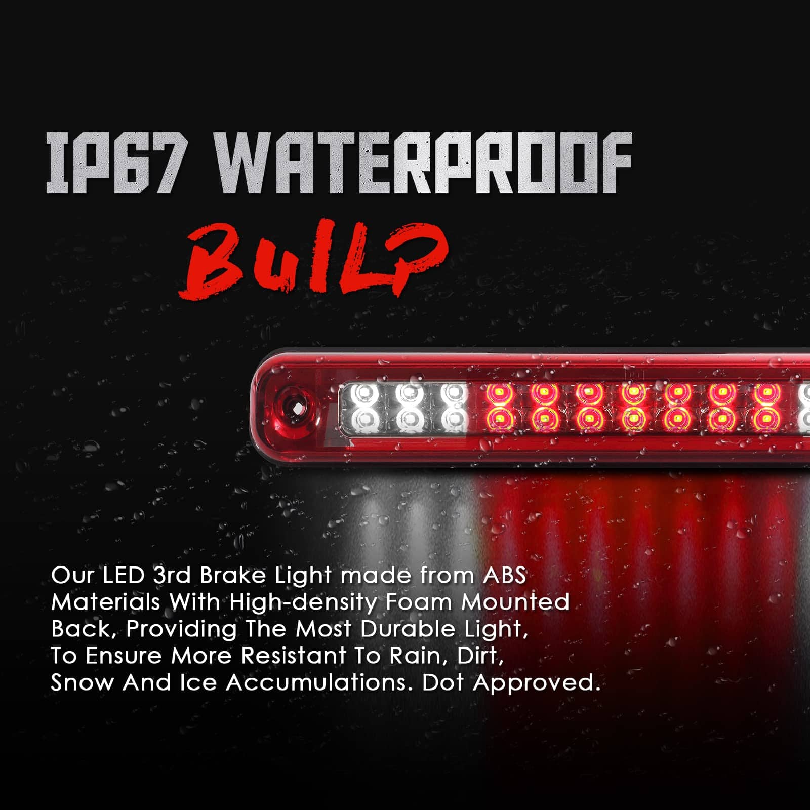 3ra Tercera Luz de Stop de Freno Trasera de Repuesto para - Imagen 4