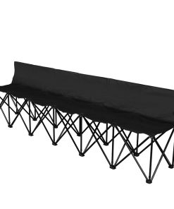 Banca Plegable Portátil Flexzion, 6 Asientos, Banca de