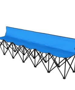 Banca Plegable Portátil Flexzion, 6 Asientos, Banquillo de