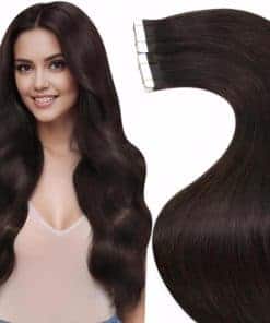 Extensiones de Cabello Adhesivas LaaVoo Cabello Humano