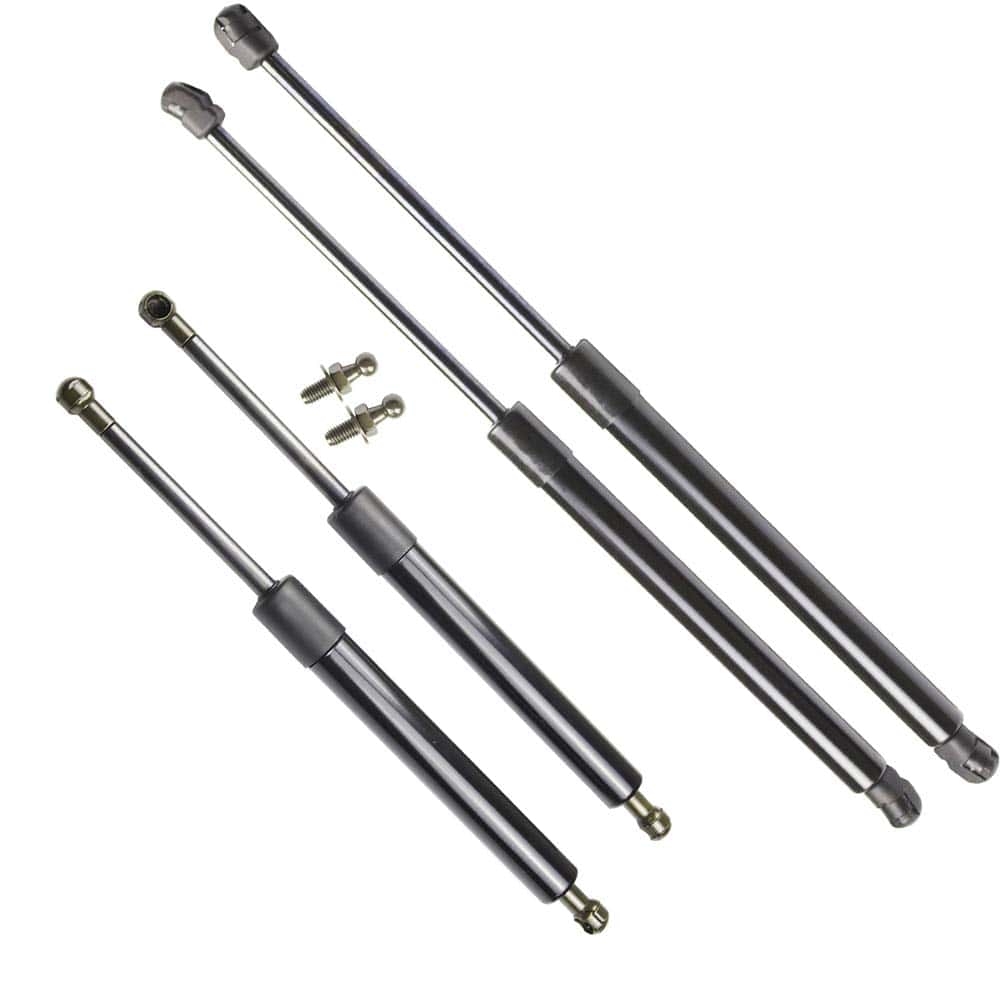 4 Soportes de Elevación de Capó + Maletero Resortes de Gas