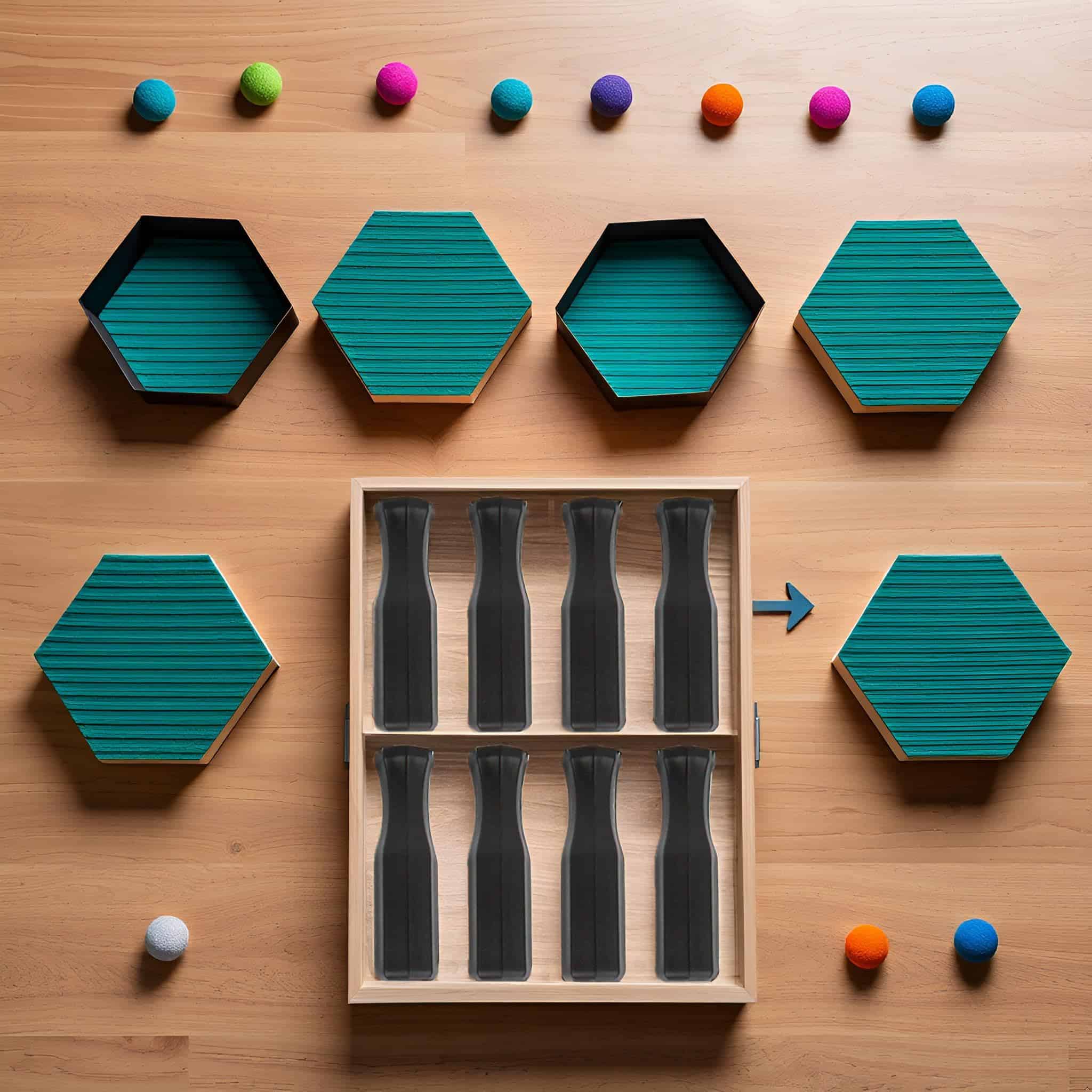 8pcs Mango de futbolín Mango de repuesto de parte de fútbol - Imagen 5