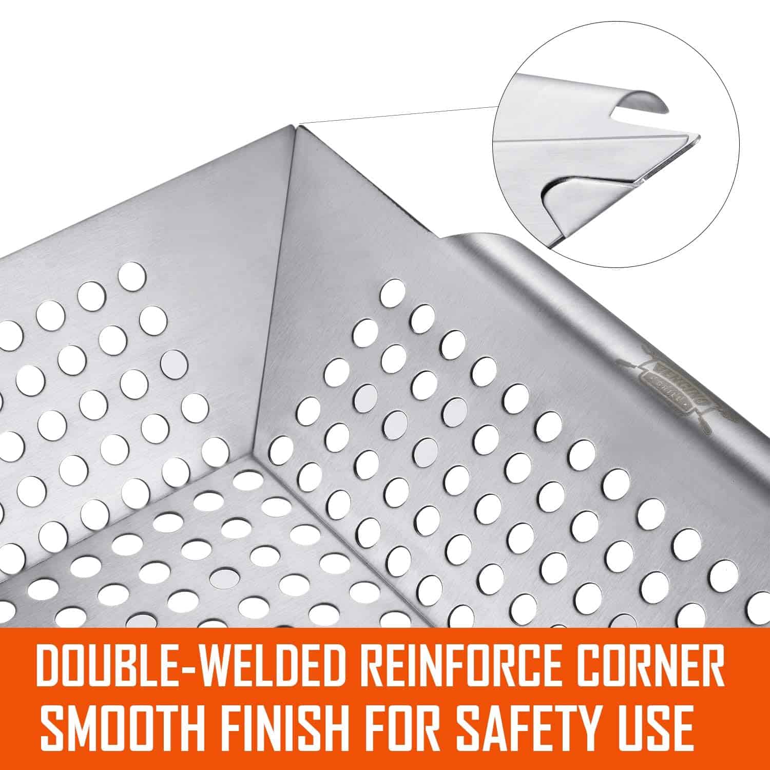 3 Pack Canastas de Parrilla para Asar al Aire Libre, - Imagen 4