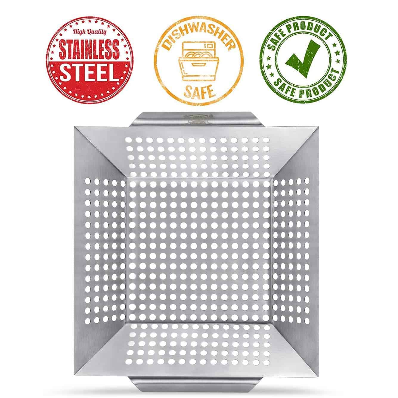 3 Pack Canastas de Parrilla para Asar al Aire Libre, - Imagen 6