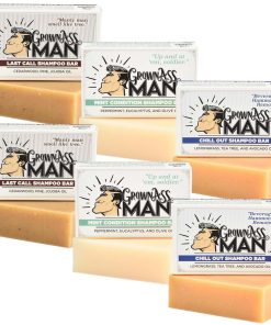 Grown Ass Man Co. - Barra de Champú Sólido con Espuma Rica